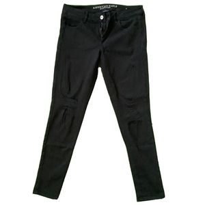 American Eagle Outfitters Super Stretch X Jegging Jeans Black / 10